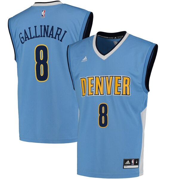 maglia nba Danilo Gallinari 8 2019-2020 denver nuggets Blu